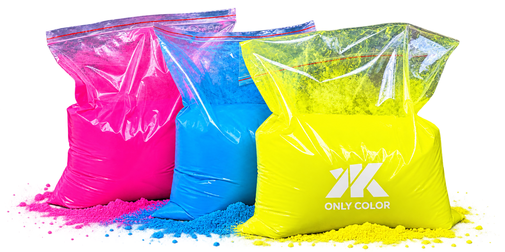 Lonas con polvos de color YK Only Color